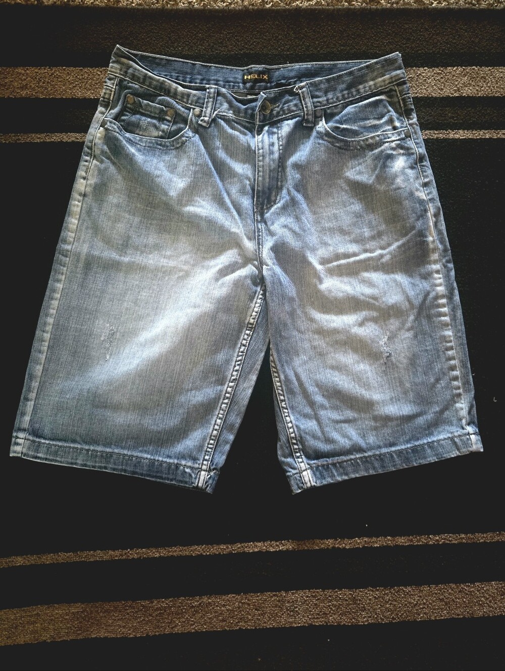 Helix Light Blue Denim Men's Shorts